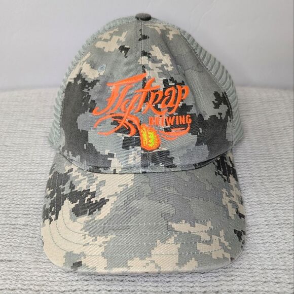 Flytrap Brewing Wilmington NC Camo Snap Back Hat Richardson New - Picture 1 of 9